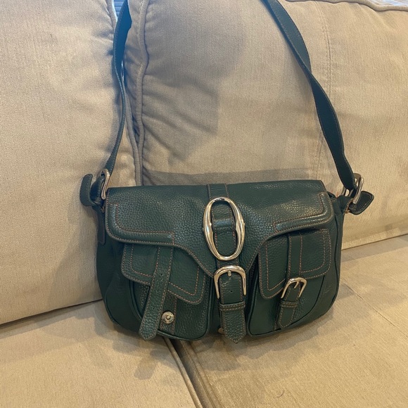 BCBG MAX AZRIA Vintage Pebbled Leather Bag - Picture 3 of 11